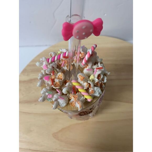 Disney parks just here for the snacks glass beer can shaped cup with decorated t - Picture 6 of 6